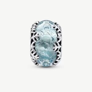 Pandora Winter Blue Snowflake Murano Charm